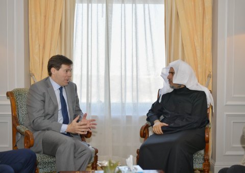 in NewYork Dr. Alissa receives Ambassador Mark Wallace, CEO of Counter Extremist Project