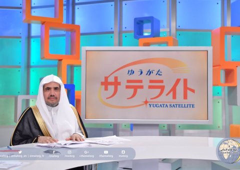 معالي الأمين العام مستضافاً في أشهر المحطات التلفزيونية اليابانية
