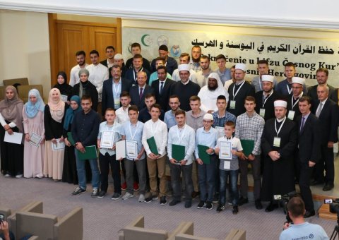 The MWL held a ceremony honoring the winners of its Holy Quran contest in Bosnia and Herzegovina