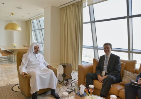 HE the SG Sheikh Dr. Mohammad Alissa received yesterday the US Ambassador for Religious Freedoms, 