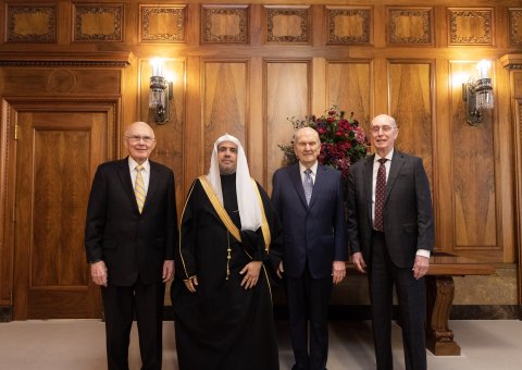 HE Dr. Mohammad Alissa met with the First Presidency of the Church of Jesus Christ of Latter-Day Saints to expand MWL's interfaith reach