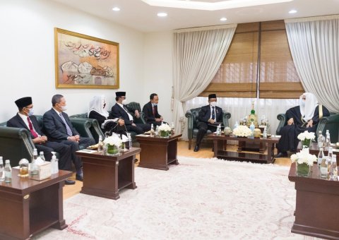 HE Dr. Mohammad Alissa hosted the Coordinating Minister for Political, Legal and Security Affairs of the Republic of Indonesia