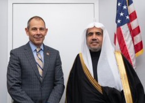  HE Dr. Mohammad Alissa met with Rep John Curtis to discuss the ways to build bridges and foster greater understanding among religious communities in the US and around the world