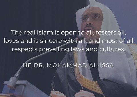 Islam is a peaceful influence upon the world, as demonstrated by the leadership of HE Dr. Mohammad Alissa