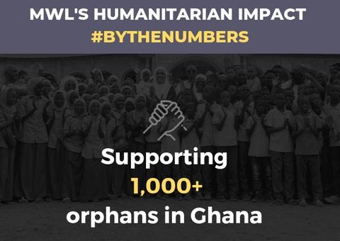 MWL provides education, shelter, food and clothing to more than 1,000 orphans in Ghana