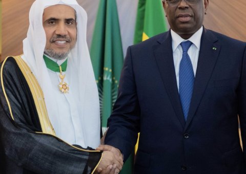President Macky_Sall PR_Senegal gave HE Dr.Mohammed Alissa the Grand Order of the State in recognition of his global efforts in promoting religious moderation, intercultural harmony, and humanitarian programs around the world