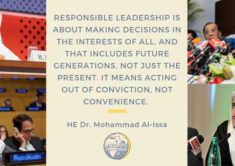 Responsible Leaders make decisions in the interest of future generations & act out of conviction, not merely convenience. MWL