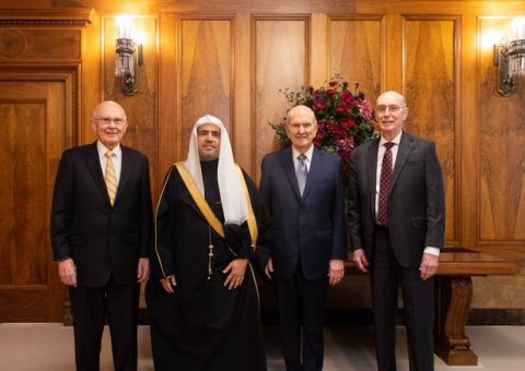 HE Dr. Mohammad Alissa met with the First Presidency of the LDS church in Salt Lake City, Utah