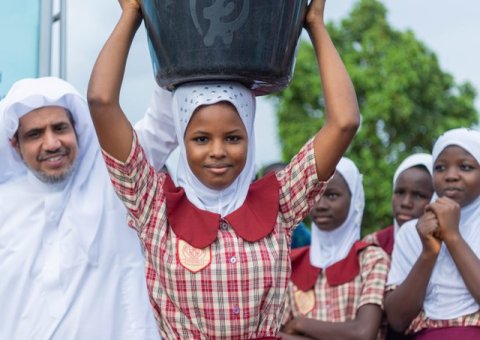 The Muslim World League dug thousands of wells in Ghana to enhance critical access to clean water for the local community