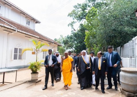 he met with Buddhist leaders to learn more about Buddhism's core values and to further strengthen MWL's interfaith reach