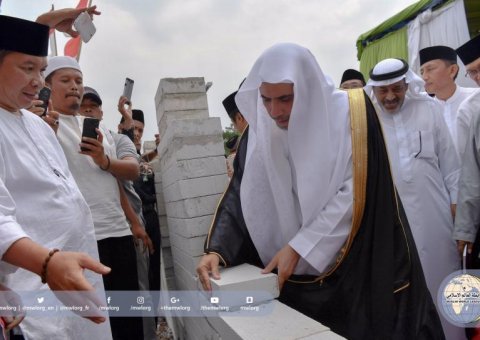 SG lays foundation stone of Civilization Center & Jame Mosque,Indonesia in dignitaries presence in a qualitative move 2 int'l interact