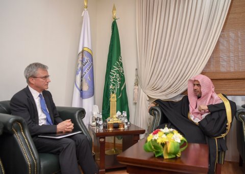 HE Dr Mohammd Alissa recrives this afternoon at his Riyadh HE Mr Geert Criel ,Ambassador of Kingdom of Belgium to Kingdom of Saudi Arabia & the accompanying delegation