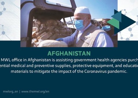 The MWL office in Afghanistan is assisting the government health agencies in purchasing essential medical