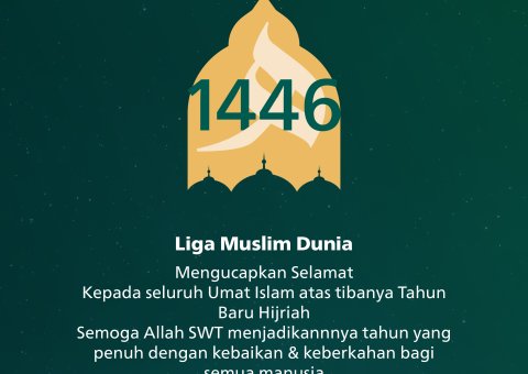 Liga Muslim Dunia mengucapkan Selamat Tahun Baru Hijriah kepada seluruh umat Islam. Semoga Tahun Baru Hijriah menjadi tahun yang penuh dengan kebaikan bagi semua.