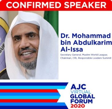 Mohammad Alissa est intervenu au côté d’AngelaMerkel et de Sec Pompeo à l'ouverture du forum AJC VirtualGloFo sur la lutte contre l’antisémitisme et toutes les formes de haine. 