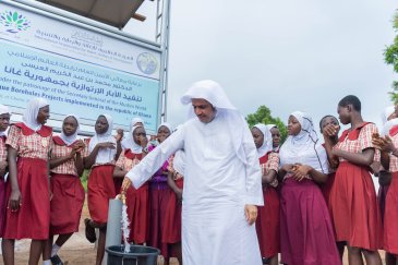 عزت مآب شیخ ڈاکٹر محمد العیسی نے گھانا میں صاف پانی سے محروم خاندانوں کے لئے، ان کے گاؤں تک پانی فراہمی منصوبے کا افتتاح کیا۔