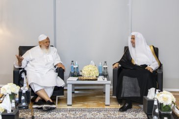 Mohammad Alissa a reçu le président de l’association des savants indiens, cheikh Arshad Madani, et la délégation qui l’accompagnait