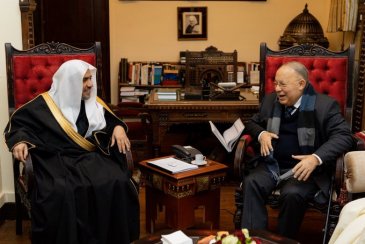 HE Dr. Mohammad Alissa met with Dalil Boubakeur, President of the French Council of the Muslim Faith Cfcm Officiel & rector of the Grand Mosque of Paris