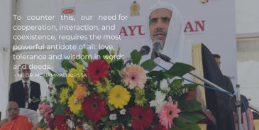 The MWL creates avenues for interfaith cooperation and respect through its work around the world