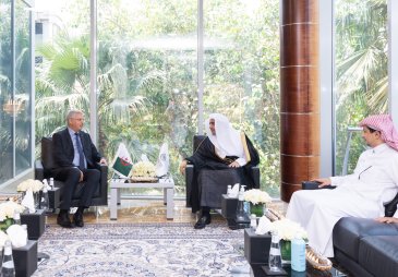Le SG de la LIM et Président de l'Organisation des Savants Musulmans Mohammad Alissa a reçu l'Ambassadeur d'Algérie au Royaume d'Arabie Saoudite