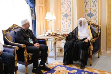 ‏استقبل معالي الأمين العام، رئيس هيئة علماء المسلمين، فضيلة الشيخ د. محمد العيسى‬⁩ ‬⁩، سعادةَ السيد أوميت فورال، رئيسَ الهيئة الإسلامية الرسمية في النمسا