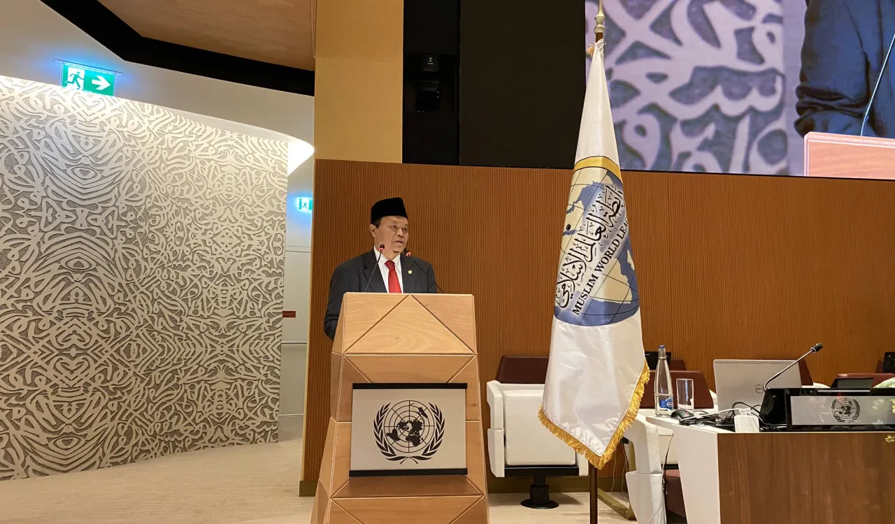 Le Vice-Président indonésien de l’Assemblée nationale durant la session de la «Déclaration de Genève»:«Notre congrès avec ses participants influents est stratégique, le terrorisme n’a ni  religion ni nationalité et les plus emprunts à la religion en sont les premières victimes.