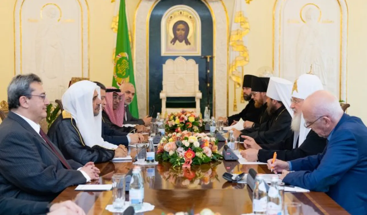 HE Dr. Mohammad Alissa met with the Patriarch Kirill of Moscow and All Russia this summer
