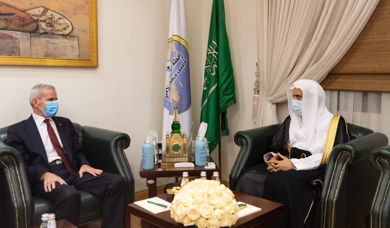 Dr. Mohammad Alissa hosted several ambassadors at the Muslim World League headquarters 