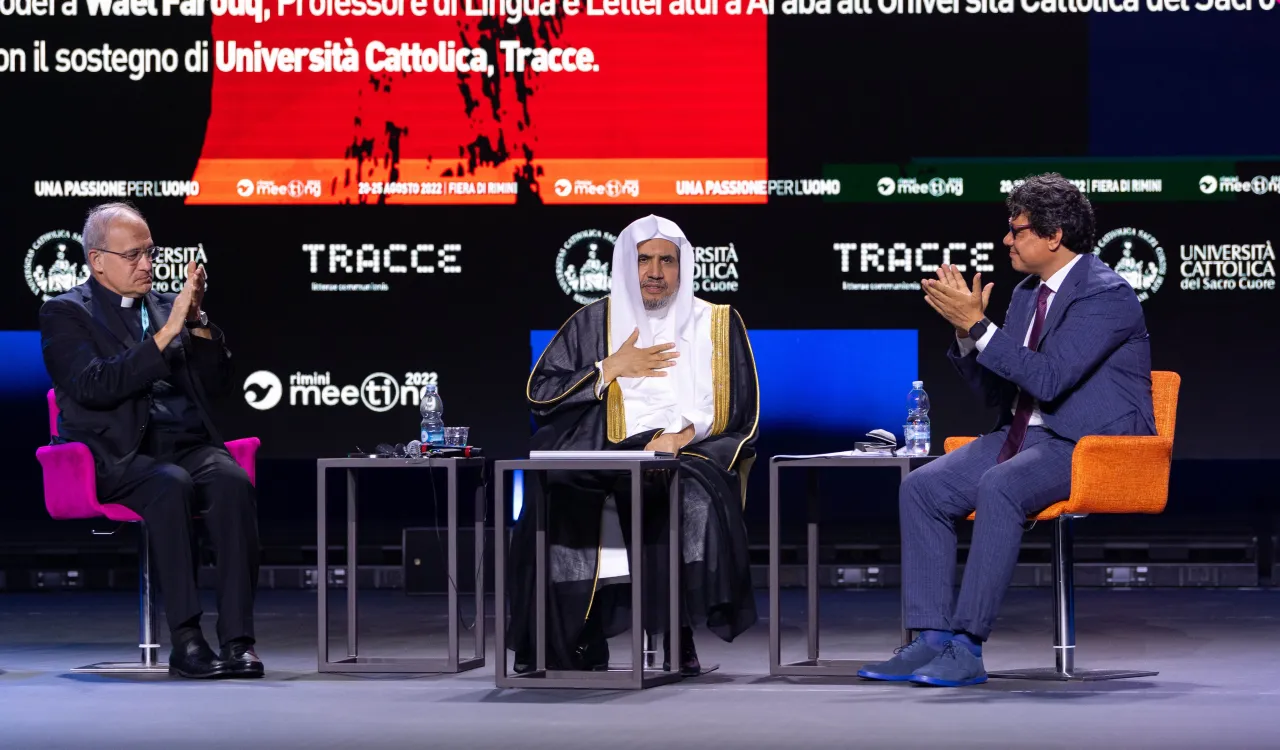 ڈاکٹر محمد العيسى اٹلی کےشہر ریمینی میں فورم کے مہمان خصوصی