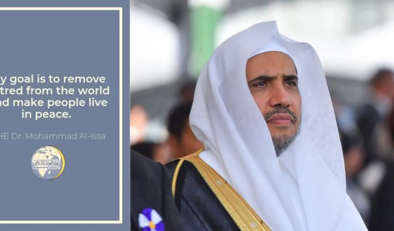 HE Dr. Mohammad Alissa works to remove hatred from the world & make people live in peace