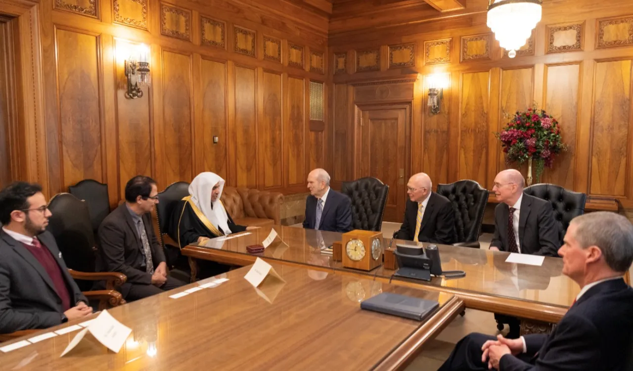 En 2019, Mohammed Alissa a rencontré des représentants de l’Église de Jésus-Christ des saints des derniers jours pour discuter de leurs objectifs communs de coopération interconfessionnelle. En travaillant ensemble, nous pouvons tracer une voie vers une coexistence pacifique.LIM