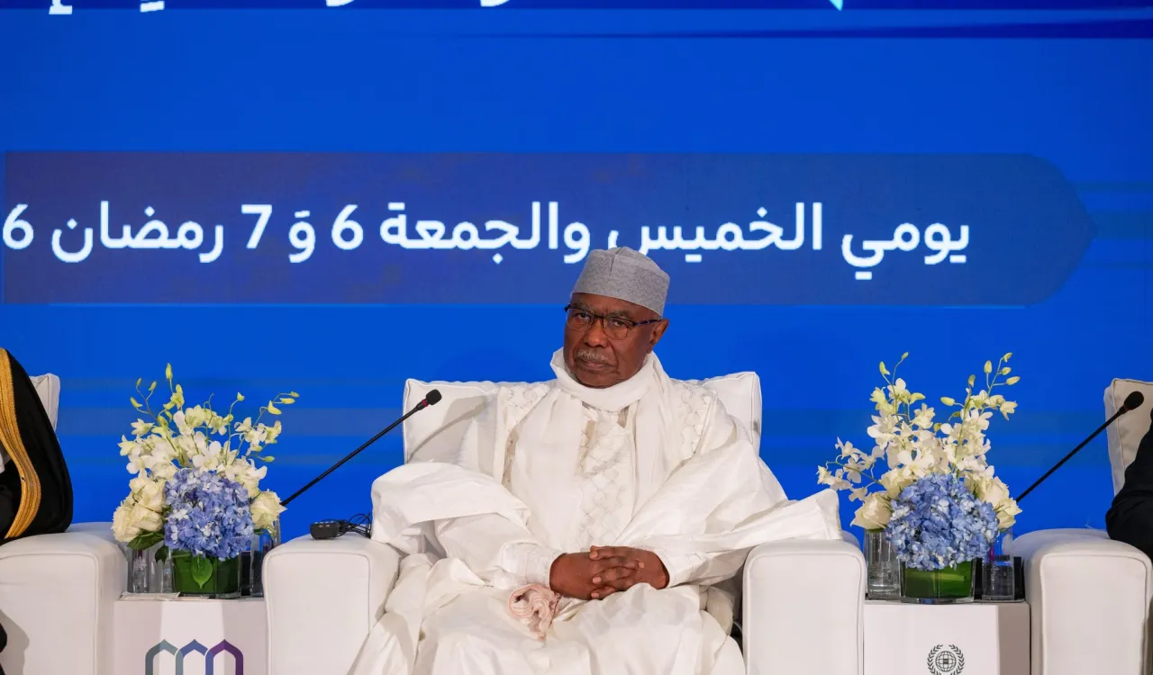 His Excellency Mr. Hissein Brahim Taha, the Secretary General of the Organization of Islamic Cooperation, at the inaugural session of the second edition of the Global Conference: 