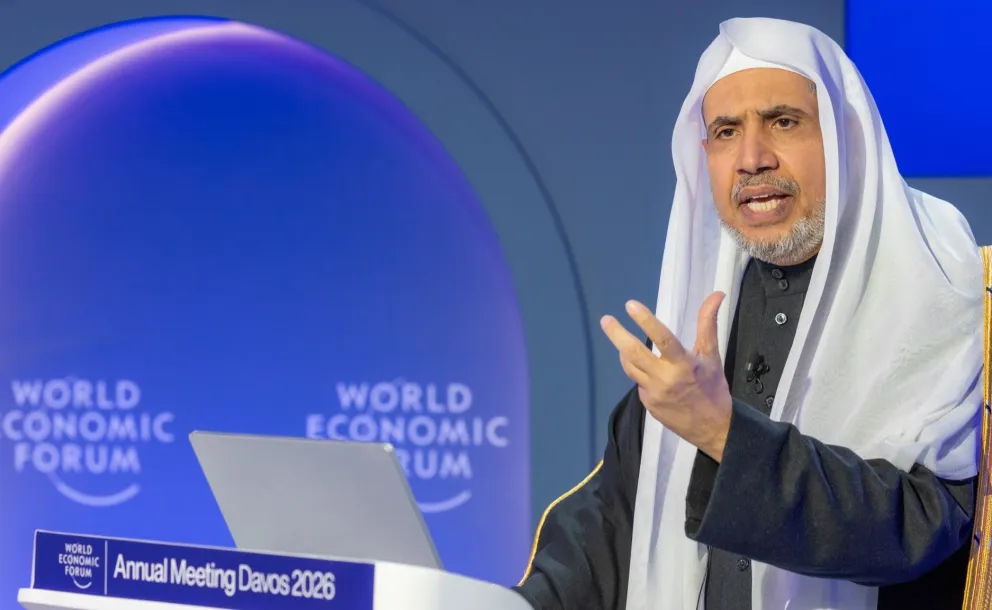 His Excellency the Secretary-General, Sheikh Dr. Mohammed Al-issa , took part in the main dialogue session at the Davos Forum on ‘The Moral Responsibility of Religious Leaders in Conflicts.