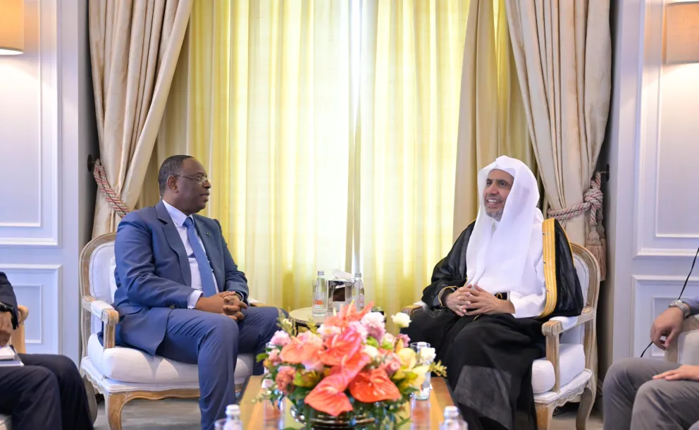 Cheikh Mohammed Alissa Secrétaire général, a reçu à sa résidence, à New York, M. Macky Sall, ancien président de la République du Sénégal