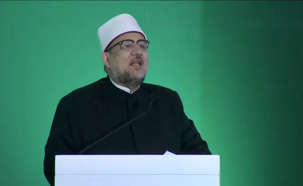 His Excellency Dr. Muhammad Mukhtar Gomaa, Minister of Awqaf and President of the Supreme Council for Islamic Affairs in Egypt, at the opening ceremony at the Global Conference