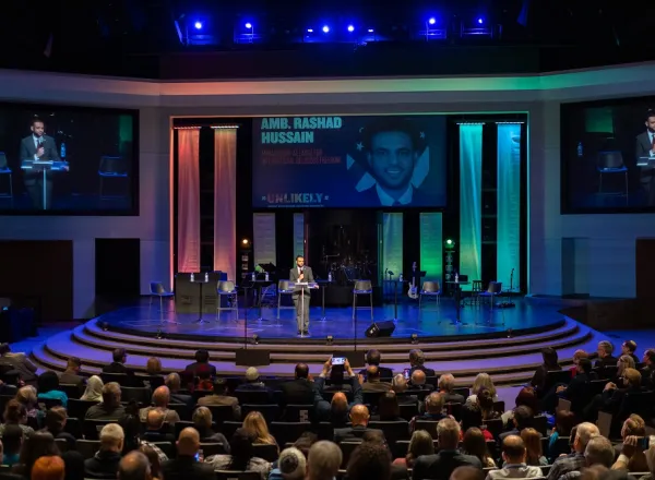 Unites States Ambassador-at-Large for Religious Freedom speaking at the forum