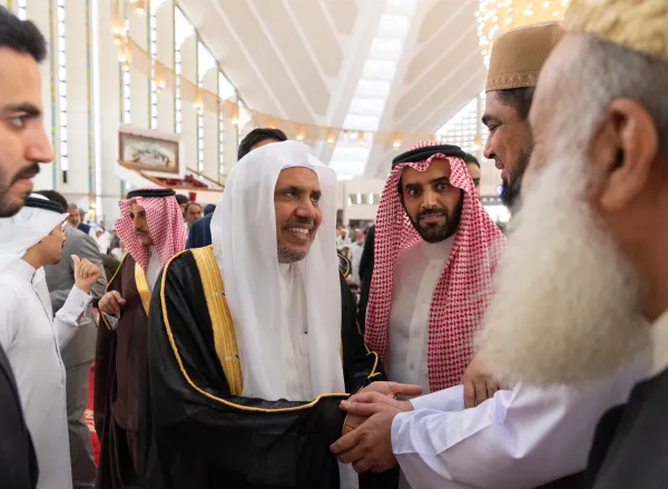 سیکرٹری جنرل اور چیئرمین مسلم علماء کونسل ڈاکٹر محمد العیسی نے اپنے دورے کے موقع پر آج یہاں خطبۂ جمعہ دیا