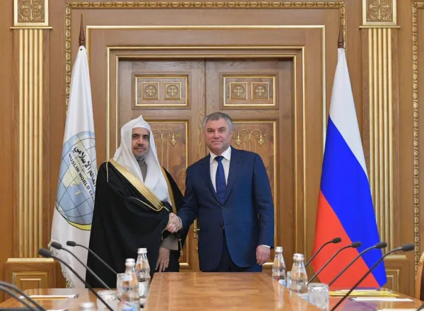 رئيس مجلس الدوما الروسي يلتقي دالعيسى