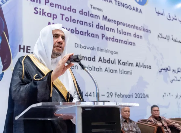 HE Dr. Mohammad Alissa recommends to enhance the role of young people in representing the tolerance and peace inherent in Islam