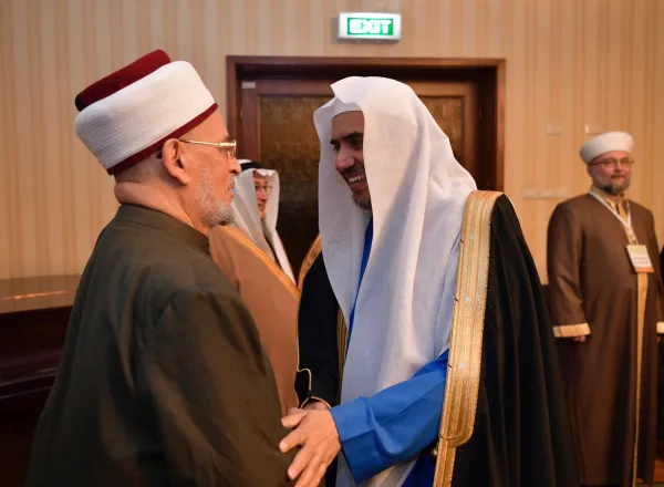 صور من مؤتمر رابطة العالم الإسلامي في #موسكو (الأول من نوعه في تاريخ روسيا الاتحادية) :