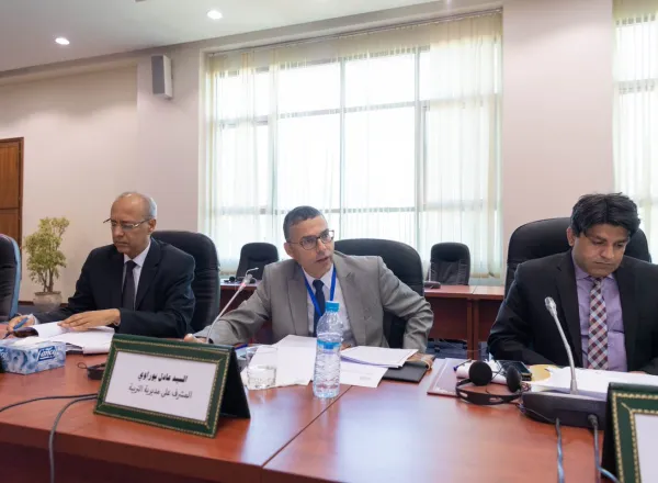Le D. Mohammad Alissa dirige la délégation de la Ligue lors des réunions communes avec l’ISESCO présidée par le D. Salim El Malik à Rabat en présence de personnalités scientifiques et intellectuelles.