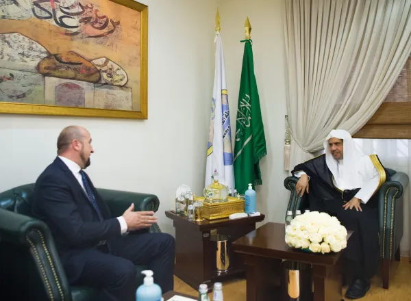 Dr. Mohammad Alissa hosted several ambassadors at the Muslim World League headquarters