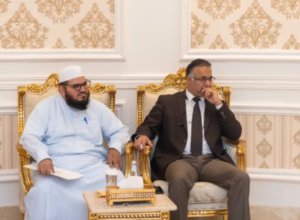سیکرٹری جنرل،چیئرمین مسلم علماء کونسل عزت مآب شیخ ڈاکٹر محمد العیسی نے وزیر مملکت برائے سیفران،وزیر مذہبی امور اور بین المذاہب ہم آہنگی پاکستان سینیٹر محمد طلحہ محمود کا استقبال کیا