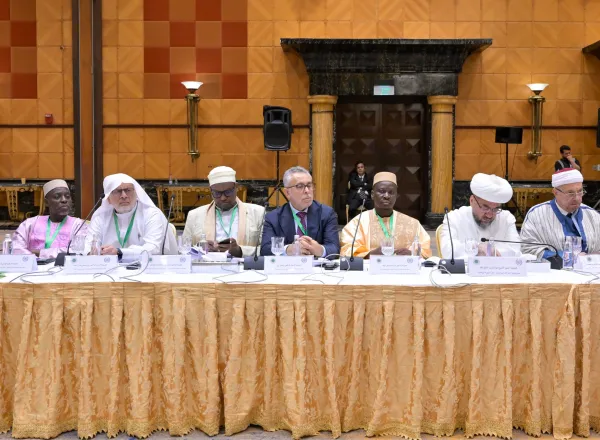 Scenes from the participation of H.E. Sheikh Dr. Mohammed Al-Issa , Secretary-General of the MWL, as guest of honor at the opening of the symposium entitled “The Role of Religious Leaders in Combating Violence Against Women”