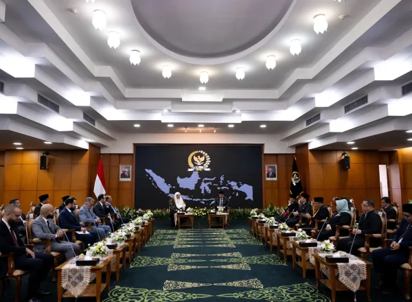 The Indonesian People’s Consultative Assembly hosts the Secretary-General of the Muslim World League