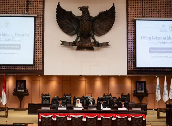 The Indonesian People’s Consultative Assembly hosts the Secretary-General of the Muslim World League