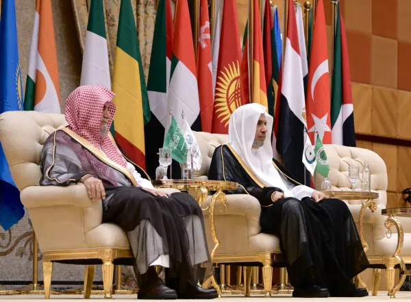 Scenes from the participation of H.E. Sheikh Dr. Mohammed Al-Issa , Secretary-General of the MWL, as guest of honor at the opening of the symposium entitled “The Role of Religious Leaders in Combating Violence Against Women”
