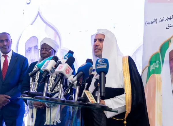 In commemoration of the Just King, Dr. Al-Issa announces the MWL’s initiative to establish the Najashi Mosque in Ethiopia