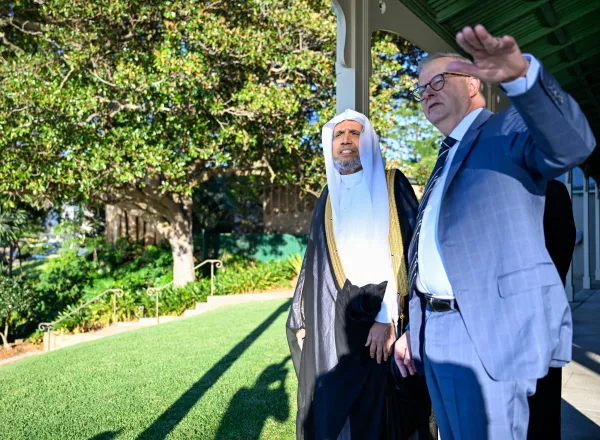 Australian Prime Minister Receives Secretary-General of the Muslim World League (MWL)