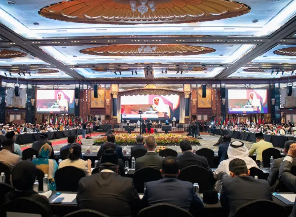 La Carta de La Meca fue un punto central de las discusiones de la conferencia como referencia humanitaria islámica aclamada por seguidores de todas las religiones del mundo